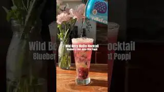 Wild Berry Mojito Mocktail recipe in comments #mocktails #nonalcoholic