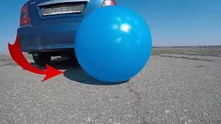 EXPERIMENT CAR vs BIG BALLOON