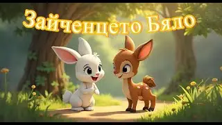 🐰Зайченцето бяло 🐇 | Весела детска песничка 🎶 | Песни за деца и бебета 🧸
