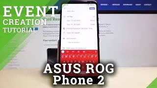 How to Add Event to Calendar in Asus Rog Phone 2 - Set Up Reminder