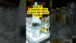 Top 07 Countries that export the most Vodka 🤩😱🍾🥂 #shorts #top #vodka #top10