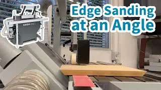 Sanding a 45 degree angled work piece with KUNDIG Uniq-S