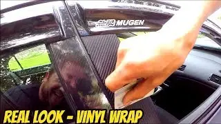 CARBON FIBER Vinyl Wrap Civic Si parts