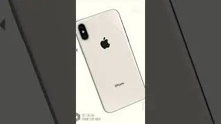 Apple IPhone X Silver in 360&deg; #shorts