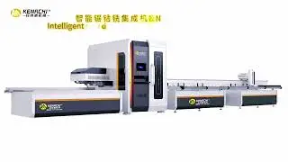 Intelligent saw drilling and milling integrated machine will laser cutting