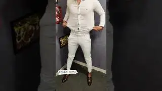 White Lover Combo | Imported Quality lycra shirt pant | 1 Piece also deliver
