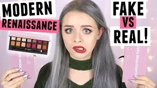 WARNING! FAKE VS REAL ABH MODERN RENAISSANCE PALETTE! | sophdoesnails