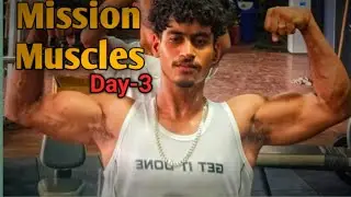 Mission Muscle Day 3 &ndash; Daily Gym Vlog | Real Transformation Journey Begins&rdquo;