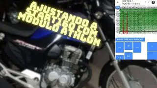 AJUSTANDO START 160 COM MODULO ATHLON ( START MIL GRAU )