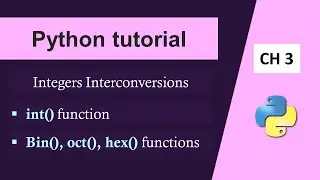 Python Basics for Beginners|Python oct(),hex(),bin()|Python Tutorial for Beginners in Hindi