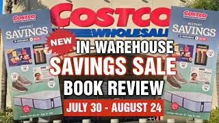 COSTCO NEW IN-WAREHOUSE SAVINGS SALE BOOK REVIEW for AUGUST 2025! LOTS OF GREAT DEALS!🛒