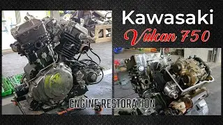 KAWASAKI VULCAN 750 ENGINE RESTORATION