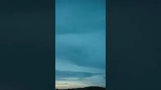 Relaxing Cloud Movements Sunset to Night | #timelapse #nature #shorts