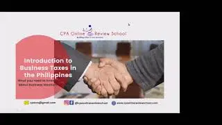 Free Class on Taxation:  Intro to Business Tax