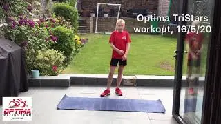 Optima TriStars Racing Team lockdown workout, 16/5/20