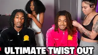We Took Our Dreads Out.. (The Ultimate Twist Out!)