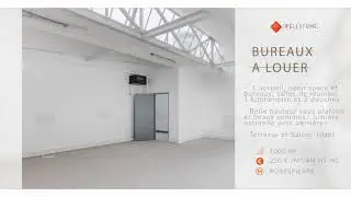 #Bureaux &agrave; louer : 📐 1000 m&sup2; 📍93100