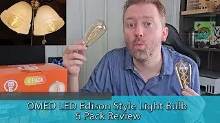 These Vintage Edison Bulbs Changed My Home Vibe &ndash; OMED LED Light Review!