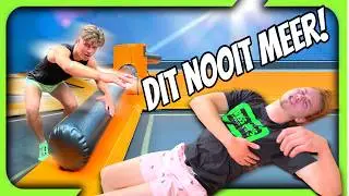 WEDSTRIJD PARKOUR DOOR HEEL TRAMPOLINE PARK! 