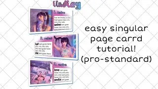 tutorial on this easy singular page pro-standard carrd! - &copy; crdskiz