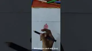 #drawing  Lotus flower #how to draw lotus flower with the help of Y and X,..KIDS drawing..