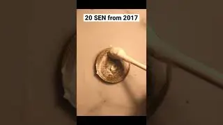20 SEN from Malaysia 2017 #coin #coinpolishing #asmr #polishing #satisfying #malaysia