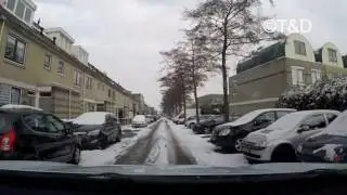 Rondrit Velserbroek in de sneeuw