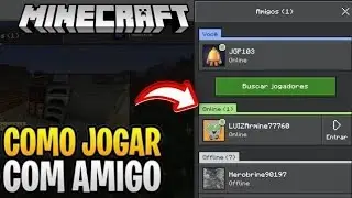 COMO JOGAR e ENTRA no MUNDO do SEU AMIGO no MINECRAFT 1.21.111.1