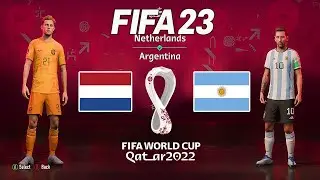 FIFA 21 - Netherlands Vs Argentina - FIFA World Cup 2022 Qatar | Quarter final | PS4&trade; [HD1080 ]