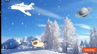 Snowing background piano music (no copyright)