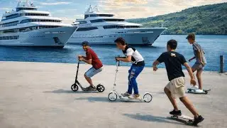 NE DAM CU SKATEBOARD SI TROTINETE PE FALEZA DUNARII APROAPE DE BULGARIA