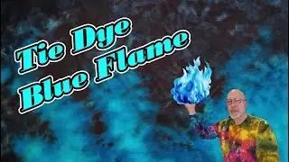 Tie Dyed Blue Flame