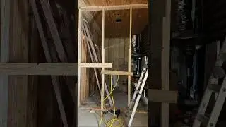 Framing a doorway using a box header #DreamTrackAI Fast #framing #box #2x6