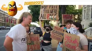 Damadmango reviews: trolling Biden supporters at trump rally