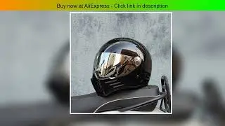 ORZ Full Face casco moto Helmet Vintage Chopper Retro Helmet capacete de motocicleta modular helmet