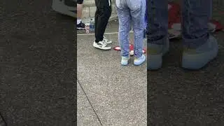 YOU KNOW his feet hurt at Disney.. #nike #sneakers #sneakerhead #shorts #sneaker #shoes #clothes
