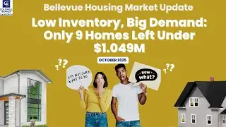 Only 9 Homes Left Under $1.049M in Bellevue | Market Update October 2025