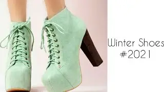 Latest and new designs of high heels winter shoes 🌺 || Winter foot wear for ladies #2021❤❤