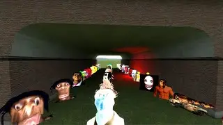 Crazy Frog Aheno Obungacat Fall Into Hole Chasing Me In Garry's Mod  #Nextbot #Gmod