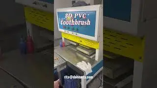 automatic soft pvc 3D toothbrush making machine,pvc dispensing machine,pvc rubber badge machine