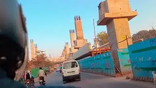 Delhi Metro Golden Line construction update 11th Jan 2026 🚧