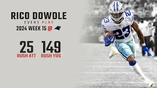 Rico Dowdle Week 15 Replay: Every Run @ Carolina Panthers