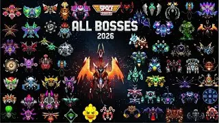 All Bosses Space Shooter 2026 | World Boss Battles | Galaxy Attack