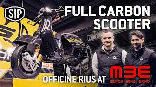 Dieser Scooter ist KOMPLETT aus Carbon! OFFICINE RIUS auf der MBE 2026