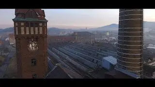BIELBAW - RUINY ZAKŁADU WIDZIANE Z DRONA [4K]