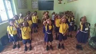 action words activity in Kanakadhasa police school vaddaratti camp.gvt 💞