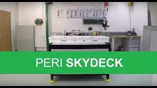 alkus - Einbau der Schalungsplatte in das Rahmensystem SKYDECK von PERI