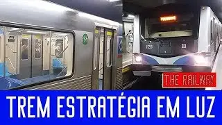 Metrô SP | Trem estratégia na estação Luz - Linha 1 azul