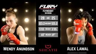 FURY 82 PRELIMS WENDY ANUNDSON VS ALEX LAWAL