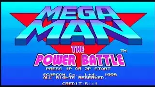 Mega Man The Power Battle (1995) - (Full Game) Arcade MAME Longplay [098]